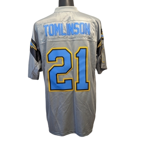 Nfl San Diego Chargers LaDainian Tomlinson grey jersey XL #21 - Picture 2 of 7